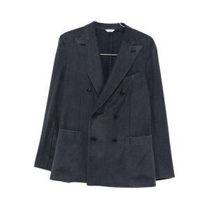 BOGLIOLI Double-Breasted Blazer Men BLACK Outerwear